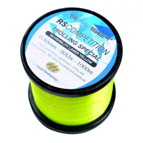   Sunset Nylon RS Competition Trolling Hi-Visibility 0,9mm 1000m Monofil Fir principal