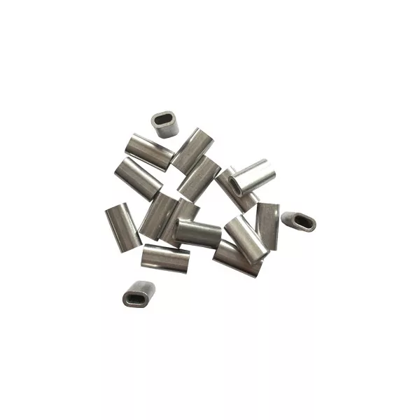Sunset Aluminium Oval Sleeve ST-S-6029 1x2x10mm Manșon de sertizare 20 buc