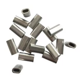   Sunset Manșon oval din aluminiu ST-S-6029 1,6x3,2x10mm Manșon de sertizare 20 buc