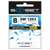 Sunset Sunhooks SW 1263NI N°8 Cârlig Feeder cu Ochi și Barbetă 20buc