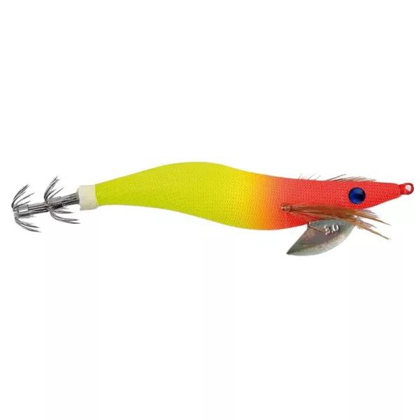 Sunset Sunsquid Bad Gambas Yellow Poppy 11cm 20,4gr Jig de calmar scufundător