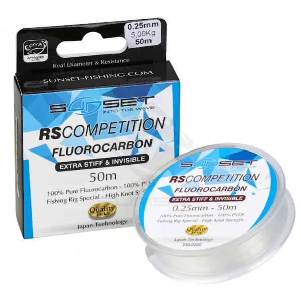Sunset - FLUOROCARBON EXTRA RIGID RS COMPETITION 0,30mm 50M - Fluorocarbon
