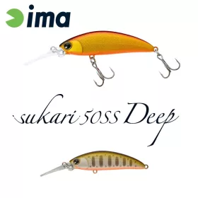 Ima Sukari 50SS Deep 5cm 5gr 120 Pearl Yamame Trout Wobbler