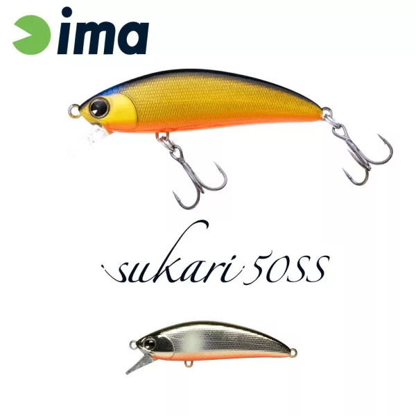 Ima Sukari 50SS 5cm 5gr 111 Orange Belly Ayu Wobbler