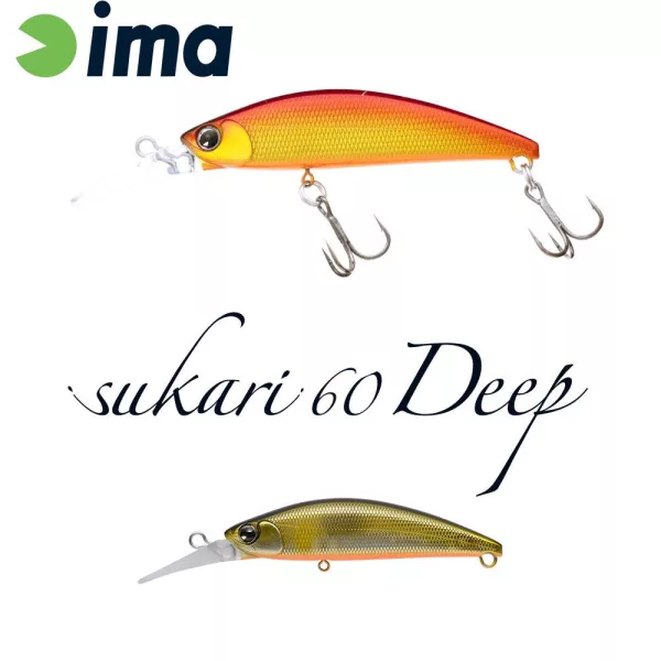 Ima Sukari 60 Deep 6cm 8gr 010 Orange Belly Ayu Wobbler