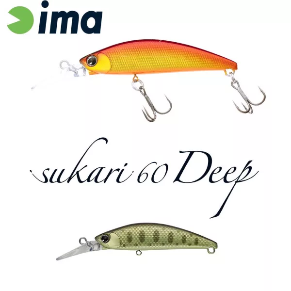 Ima Sukari 60 Deep 6cm 8gr 015 Reflect Green Wobbler