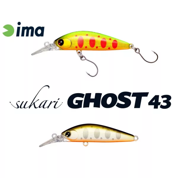 Ima Sukari Ghost 43SU 4,3cm 2,4gr 008 Pearl Trout Wobbler