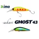 Ima Sukari Ghost 43SU 4,3cm 2,4gr 010 Peacock Wobbler
