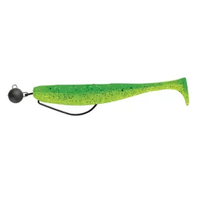   Swimy Cheburashka Pompei Shad Rig Gumihal K014 100mm - 7gr - Ready Rig - Plumb Cheburashka - Pre-asamblat