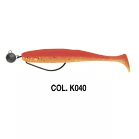   Swimy Cheburashka Pompei Shad Rig Gumihal K040 100mm - 7gr - Ready Rig - Plumb Cheburashka - Pre-asamblat