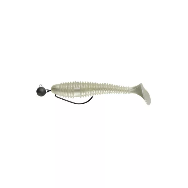 Swimy Cheburashka Galfion Fat Shad Rig Gumihal PW 120mm - 10gr - Ready Rig - Plumb Cheburashka - Pre-asamblat