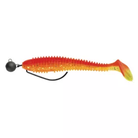   Swimy Cheburashka Galfion Fat Shad Rig Gumihal K040 95mm - 5gr - Ready Rig - Plumb Cheburashka - Pre-asamblat