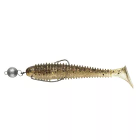   Swimy Cheburashka Galfion Fat Shad Rig Gumihal K050 95mm - 5gr - Ready Rig - Plumb Cheburashka - Pre-asamblat