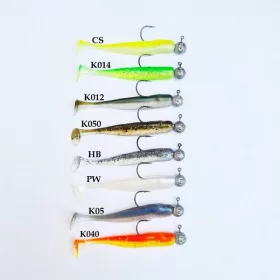 SWIMY Pompei Shad cu jig cap Gumihal K050 75mm - 5gr