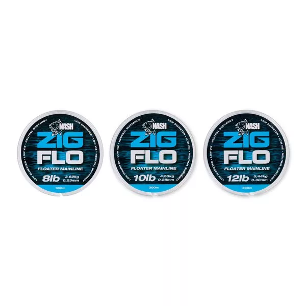 Nash NXT Zig Flo 15lb 100m Fir monofilament