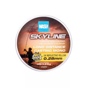   Nash Skyline Mono UV Galben 0,28mm 1000m Fir monofilament principal