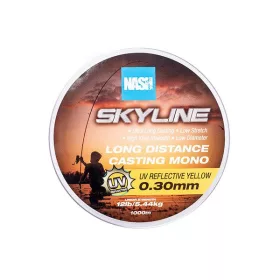   Nash Skyline Mono UV Galben 0,30mm 1000m Fir monofilament principal