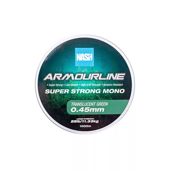 Nash Armourline Super Strong Mono Verde 0,45mm 1000m Fir Principal Monofilament