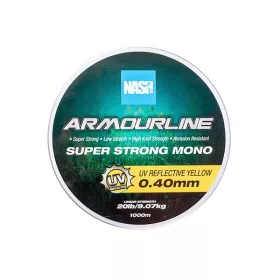   Nash Armourline UV Galben 0,40mm 1000m Fir monofilament principal
