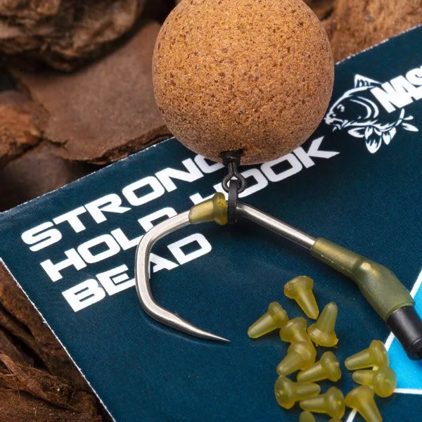 Nash Strong Hold Hook Bead Mărgea pentru cârlig 20 buc