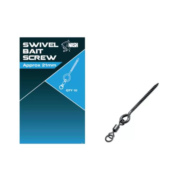 Nash Swivel Bait Screw 8mm Ac pentru Momeală Rotativ