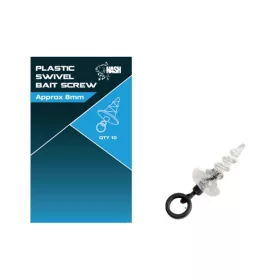 Nash Swivel Bait Screw 13mm Șurub momeală 10 buc