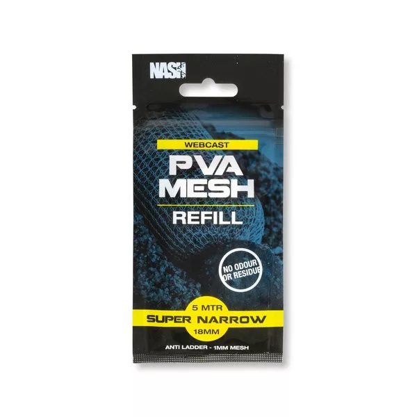 Nash Webcast PVA Plasă de Reîncărcare Super Îngustă 18mmx5m