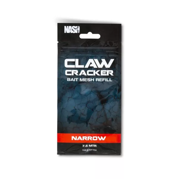 Nash Claw Cracker Bait Mesh Îngustă 23mm Plasă de Protecție Momeală Reîncărcare 7,5m
