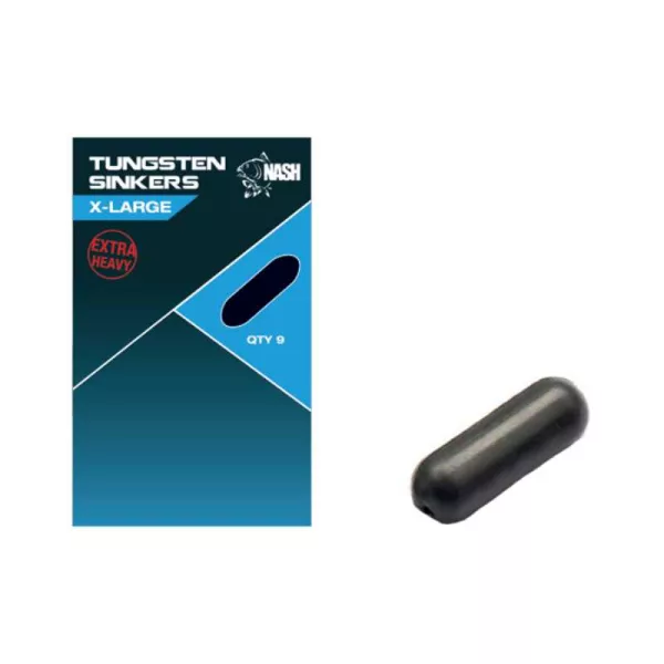 Nash Tungsten Sinkers Plumb scufundător de fir Mediu