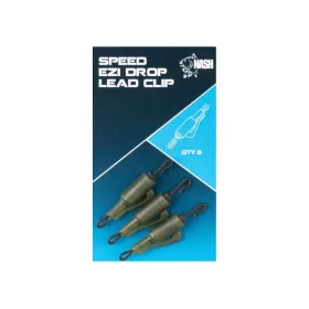 Nash Speed Ezi Drop Lead Clip Clip de plumb 8 buc