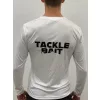 TackleBait Tricou cu Mânecă Lungă cu Logo Alb S