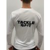 TackleBait Tricou cu mânecă lungă cu logo Alb XL