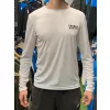 TackleBait Tricou cu Mânecă Lungă cu Logo Alb XXL