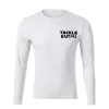 TackleBait Tricou cu mânecă lungă cu logo Alb 3XL