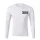 TackleBait Tricou cu mânecă lungă cu logo Alb 3XL