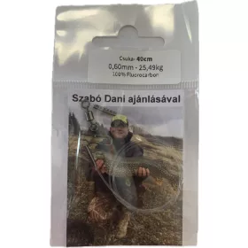 Dani Fluorocarbon Forfac Știucă 0,60mm 25,49kg 40cm