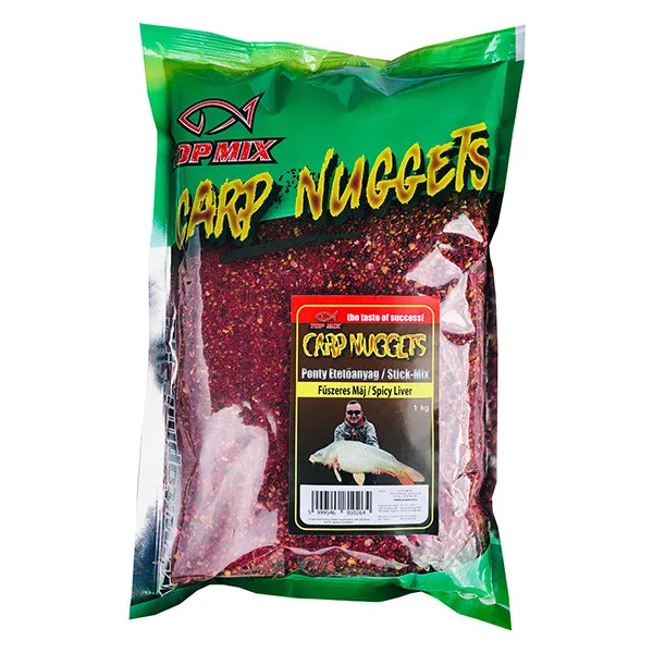 Top Mix Carp Nuggets Ficat picant Nadă 1kg