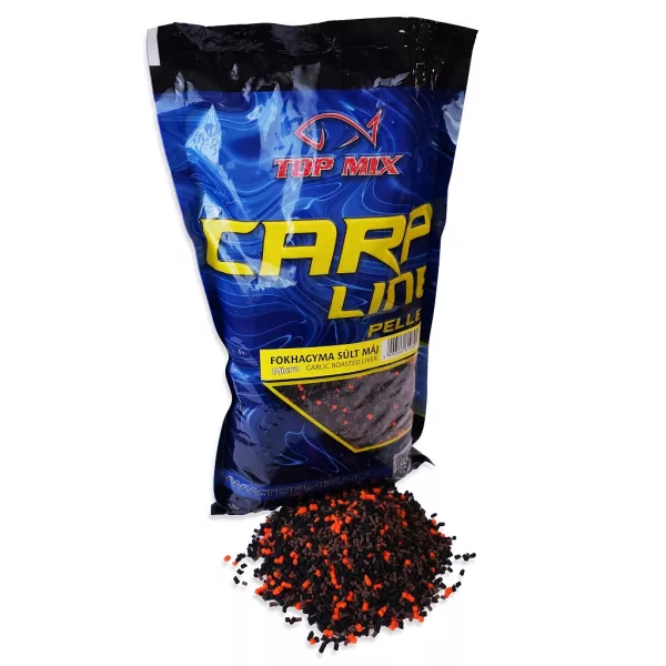 Top Mix Carp Line Micro Pelete de Nadă Usturoi-Ficat Prăjit 800gr
