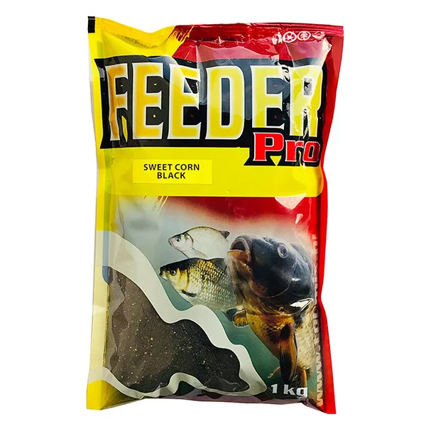 Top Mix Feeder Pro Nadă Sweetcorn Black 1kg