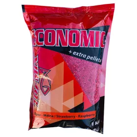 Top Mix Economic Căpșuni-Zmeură Nadă 850gr