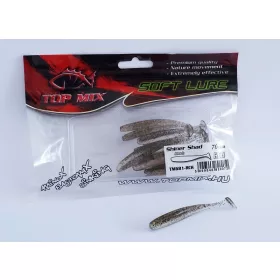Top Mix Shiner Shad Roach 7,6cm Momeală Plastic 10buc
