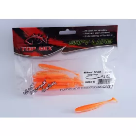   Top Mix Shiner Shad Sunny Orange 7,6cm Momeală Plastic 10buc