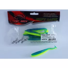   Top Mix Shiner Shad Cold Blue-Lime 10,0cm Momeală Plastic 6buc