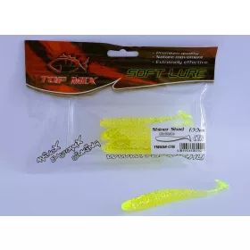 Top Mix Shiner Shad Chartreuse 10,0cm Momeală Plastic 6buc