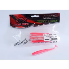 Top Mix Shiner Shad Pink Pearl 10,0cm Momeală Plastic 6 buc