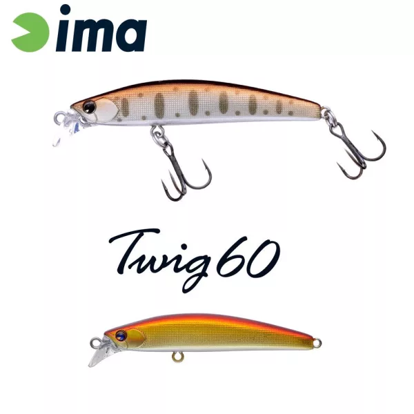 Ima Twing 60S 6cm 6,5gr 001 Gold Purple Back Wobbler