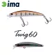 Ima Twing 60S 6cm 6,5gr 008 Titanium Black Red Berry Wobbler