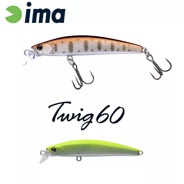 Ima Twing 60S 6cm 6,5gr 010 Smoke Pearl Chart Wobbler