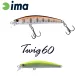 Ima Twing 60S 6cm 6,5gr 010 Smoke Pearl Chart Wobbler