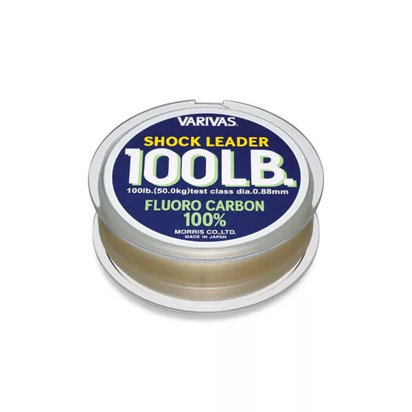 Varivas Fluorocarbon Shock Leader 30m #18 0,700mm 60lb Fir Fluorocarbon pentru Forfac